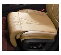 Dogkapm Housse siège Voiture Coussin Siège Auto Extensible en Cuir Suédé Toutes Saisons Universel avec Repose-Jambes Allongé pour Le Conducteur Et Coussin Siège(Jaune)