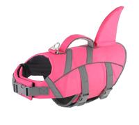 Doglay Gilet de sauvetage pour chien avec aileron de requin, flottabilité supérieure avec poignée de sauvetage et bandes réfléchissantes, gilet de natation pour chiens de petite et moyenne taille