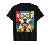 Dogo Argentino Pop Art Rétro Comic Style T-Shirt
