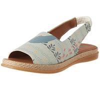 DOGO Este Deep Girl Girls Flat Shoes Open Toe Spring Summer Flat Sandals Soft Insole Flexible Back-Strap Daily Women Shoes Vegan Leather Multicolor Printed Design