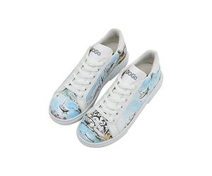 DOGO Femme Ace Sneaker, White, 39 EU