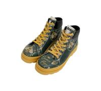 DOGO Femme Cuir Vegan Multicolore Bottines - Queen Bee Motif