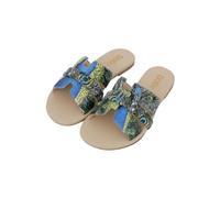 DOGO Femme Cuir Vegan Multicolore Chaussons - All Beauty is in You Motif
