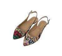 DOGO Femme Cuir Vegan Multicolore Chaussures Plates - Warner Bros Wonder Woman Motif