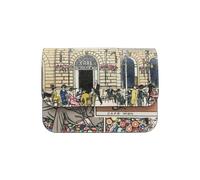 DOGO Femme Cuir Vegan Multicolore Sac à Main - Alone in the Crowd Motif