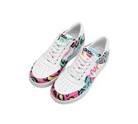 Dogo Femme Dice Sneakers Sneaker, Blanc, 36 EU