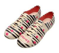 DOGO Femme Oxford Sneaker, Multicolore, 36 EU