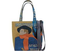 DOGO Femme Vegan Multicolore Large Tote Bag - Ambassadeurs Motif