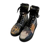 DOGO Future Boots - Bottes végétaliennes pour femme et bottines durables et colorées - Bottes tendance et confortables pour femme, Les Peintres, 37 EU