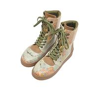 DOGO Future Boots Explore Lace-up Zipper Vegan Women's Boots Printed Design Shoes