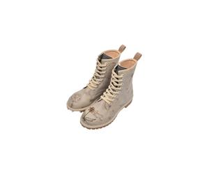 DOGO Long Boots There Is Always Hope Lace-up Vegan Women's Boots Printed Design Shoes