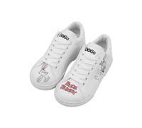 DOGO Unisex Enfants Vegan Blanc Baskets - Warner Bros What's up Doc Bugs Bunny Motif
