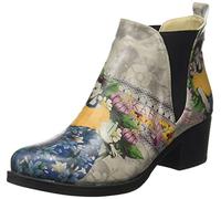 DOGO Vegan En Cuir Multicolore Mode Bottines Pour Femme - Bottes Pour De Marche Confortables - Fait à la Main - A Flower From The Past Women’s Design