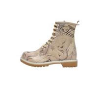 DOGO WB Long Boots Tweety Sketch Lace-up Vegan Women's Boots Looney Tunes Printed Design Shoes