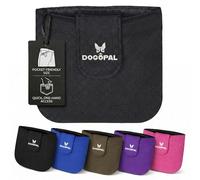 DOGOPAL Pochette Friandise Chien avec Fermeture Magnétique, Sac à Friandises pour Chien de Poche pour Dressage, Pochette Fine pour Promenade (Noir)