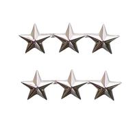 DOGOZ 2PCS US Major Général Rang Col Pins Sceau Militaire Médaille Broche Insigne, Costume Décoration Prop