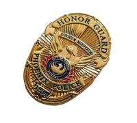 DOGOZ Sceau D'Identification De La Garde d'honneur De La Police De Phoenix des États-Unis avec Insigne De Broche De Couronne, Accessoire De Décoration De Costume