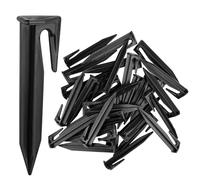 Dogrundi Piquet Ancrage, Piquets de Jardin Fil Robot Tondeuse, Piquets de Terre pour Câble de Délimitation, Piquets de Terre en Plastique, Piquet accessoires de Fixation pour Câbles Périphériques