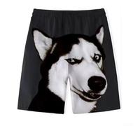 Dogs And Style Unite Short léger et décontracté pour homme avec des motifs ludiques pour tous les jours (4XL B)