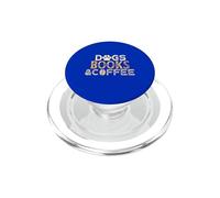 Dogs Books & Coffee PopSockets PopGrip pour MagSafe