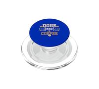 Dogs Books & Coffee PopSockets PopGrip pour MagSafe