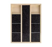 Dogs Carril Babar - Dupy Racks avec boîte de marquage, planche à ongles pour chiens | Arbre à chat multifonction pour animaux de compagnie, bois Krallenpflegepad chiot pour la maison