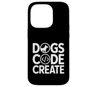Dogs Code Create Programmateur pour Amoureux des Chiens Coque pour iPhone 14 Pro