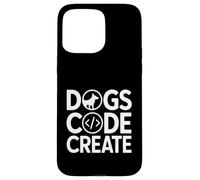 Dogs Code Create Programmateur pour Amoureux des Chiens Coque pour iPhone 15 Pro Max
