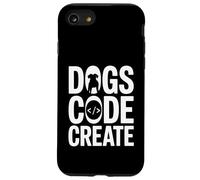 Dogs Code Create Programmateur pour Amoureux des Chiens Coque pour iPhone SE (2020) / 7/8