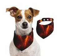 Dogs in Flames Bandana pour chien, doux, confortable, réglable pour garçons et filles, trois tailles pour chats et chiens