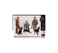 Dogs In The Service In Marine Corps, Ww Ii Era - Master Box Mb35155