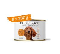 DOG'S LOVE Classic Dinde, Lot de 6 (6 x 200 g)