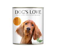 DOG'S LOVE Nourriture Humide de qualité supérieure - Dinde Adulte - Menu Complet Riche et sain - Nourriture pour Chien de qualité Alimentaire - Toutes Les matières premières - 100% sans céréales (6 x