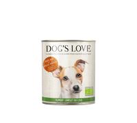 DOG'S LOVE-Pâtée pour chien au bœuf bio - boite de 800 g