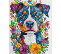 Dogs Mandalas Dream: 500 Pages Coloring Book for Stress Relief and Fun.: 500 pages of cute and relaxing dogs mandalas to spark creativity.