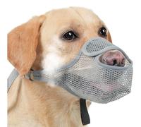Dogs Muzzle, Breathable Barking Prevention Mouth Cover, Soft Adjustable Mesh Design, Reusable Scavenging and Licking Prevention, Comfortable Fit, for Families Or Dog Lovers