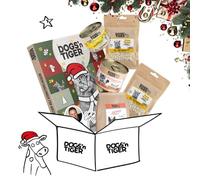 Dogs´n Tiger Lot de 6 paquets de nourriture humide pour chatons, collations lyophilisées, calendrier de l'Avent 2024, chat