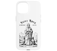 Dogs Patron Saint Roch Vintage Funny Canine Lovers Coque pour iPhone 15