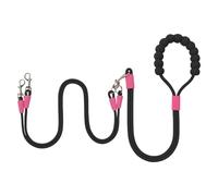 Dogs Rope, Two Dog Walking Strap with Adjustable Length, Ergonomic Handle Training Tool, Ideal for Small and Medium Breeds, Outdoor Walks, Safety Control 70.87 inch