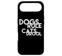 Dogs Rule Cats Bave Coque pour iPhone Air