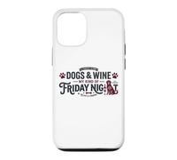 Dogs & Wine : Mon Genre de Vendredi Soir drôle Coque pour iPhone 12/12 Pro