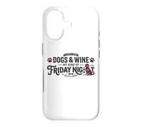 Dogs & Wine : Mon Genre de Vendredi Soir drôle Coque pour iPhone 17