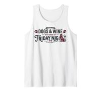 Dogs & Wine : Mon Genre de Vendredi Soir drôle Débardeur