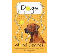 Dogs Word Search Puzzle Book: Word Searches with Easy to Read Print about Hospital Equipment, Terminologies, Human Anatomy, and More | 6x9 inches, 110 ... puzzles | For Dog Lovers, teens, and adults