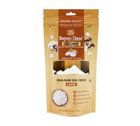 Dogsee Os à mâcher végétarien à la Noix de Coco - 130 g (Grande - 1 Broche) Chew de l'Himalayen pour Chiens | Barres à mâcher Naturelles fumées | Bâtonnets de Chew pour Chiens | avec Noix de Coco