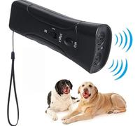 Dogsilenz Anti Aboiement, Dog Silencer Max, Dispositif Ultrasonique pour Chiens De Petite, Moyenne Et Grande Taille, Utilisation Simple Portable et Léger (Modèle à Piles (avec Piles))