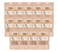 Dogs'n Tiger Friandises d'entraînement 100% Viande sans Sucre, céréales et arômes artificiels Bien tolérées (Filet de Canard lyophilisé, 14 x 80 g)