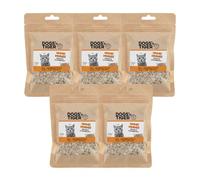 Dogs'n Tiger Friandises pour Chat Adulte Mmmh mmmh Canard, 99% Filet lyophilisé en Cubes hachés - sans Sucre, céréales et arômes artificiels, 5 x 30 g