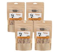 Dogs'n Tiger Friandises pour Chien Adulte, friandise pour Chien composée de 99% de Viande - Friandises adaptées à l'espèce pour Chien, sans Sucre, céréales et arômes artificiels - Bien tolérées