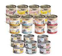 Dogs'n Tiger Lot de 28 aliments humides pour chat délicieux
